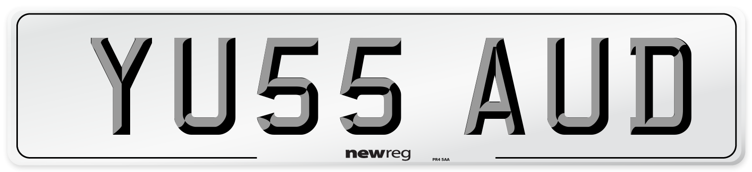 YU55 AUD Number Plate from New Reg